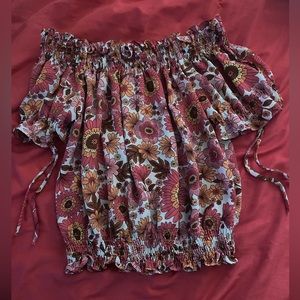 Flowered blouse